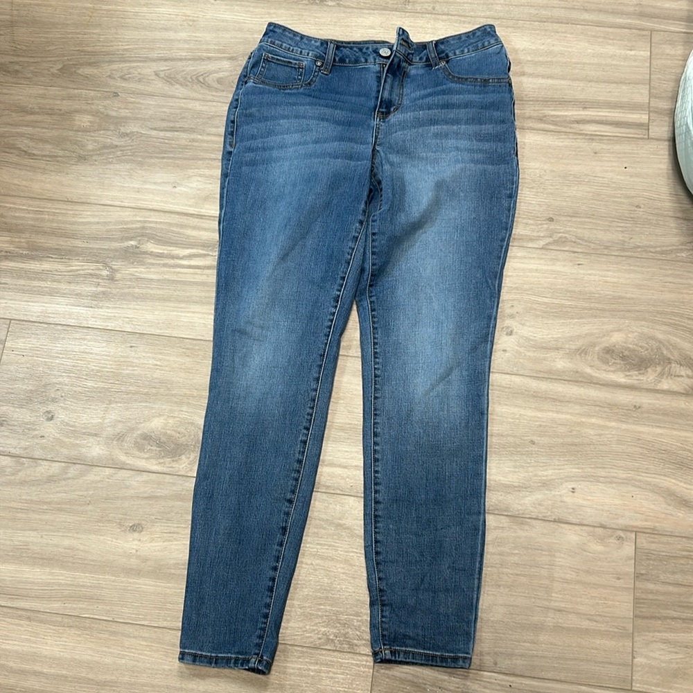 Maurices high rise straight leg jeans.  Size M-R